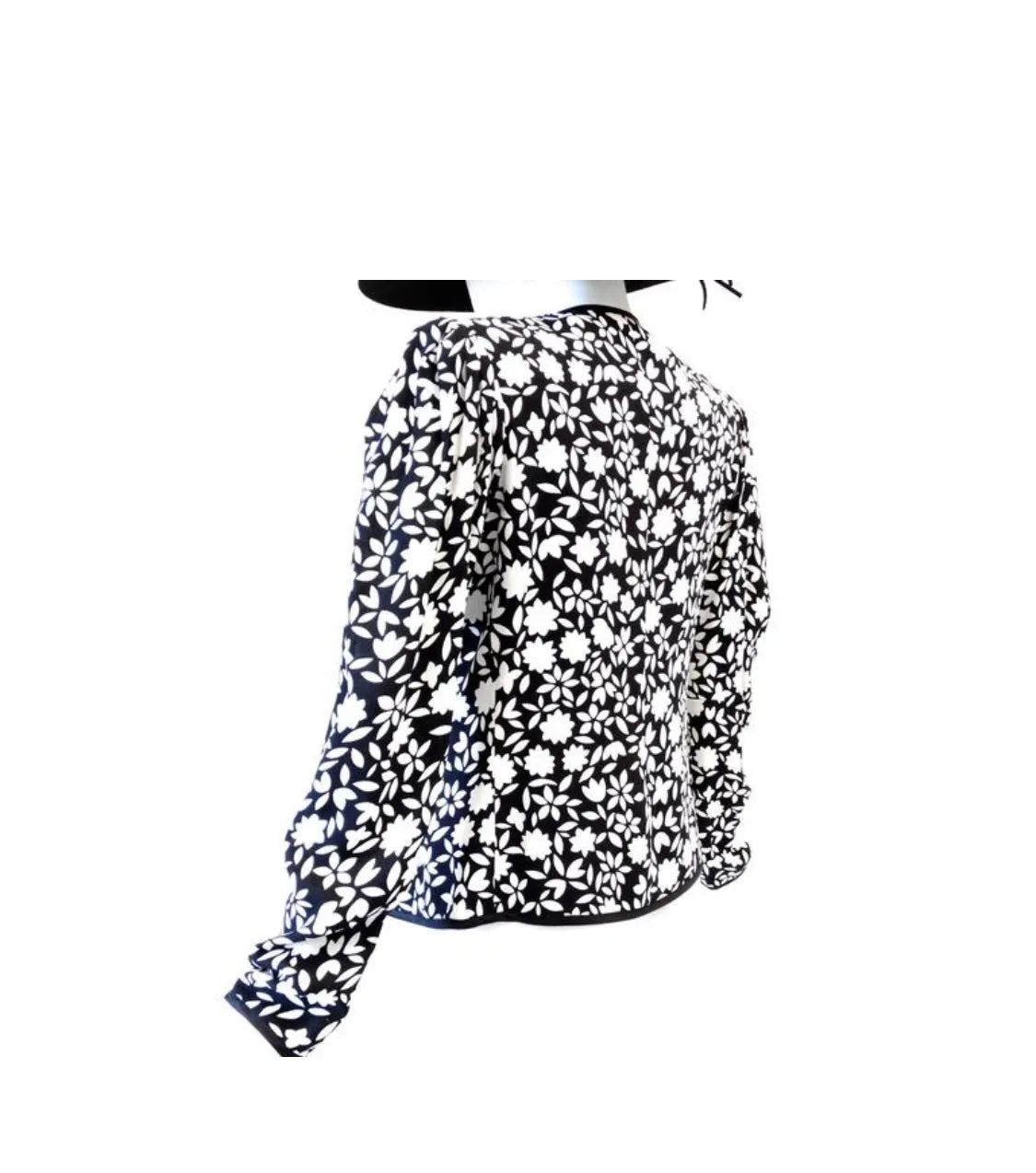 1980s Yves Saint Laurent Floral Jacket