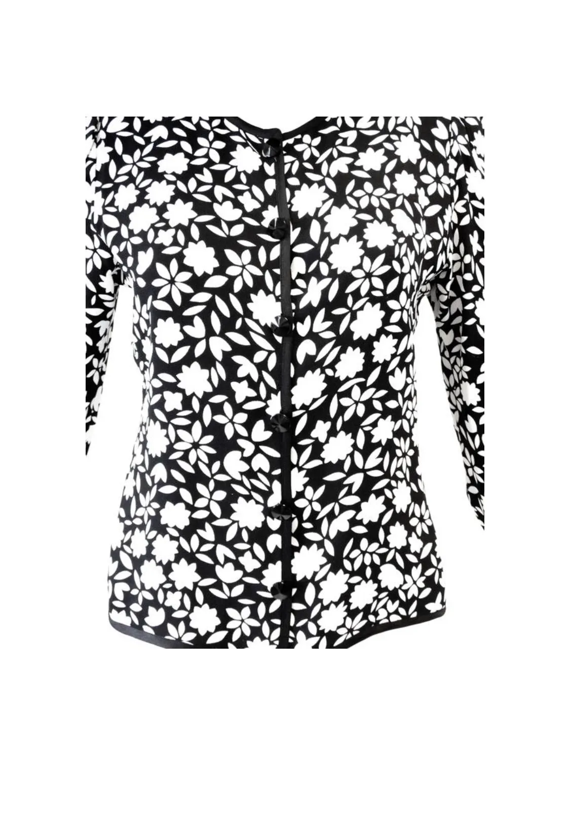 1980s Yves Saint Laurent Floral Jacket