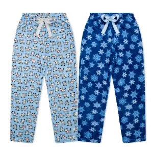 2-Pack Plush Fleece Pajama Pants