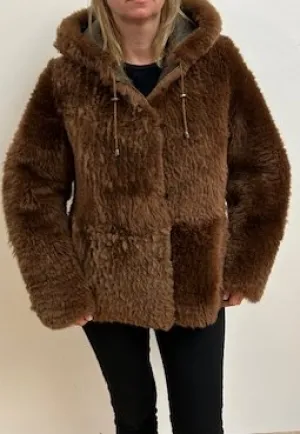 399HDB Funky genuine shearling reversible jacket  $350