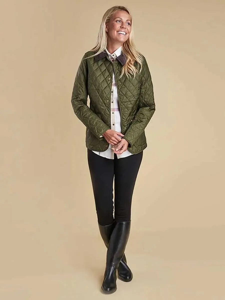 40% OFF BARBOUR Jacket - Ladies Annandale Quilted - Olive - Size: UK 20