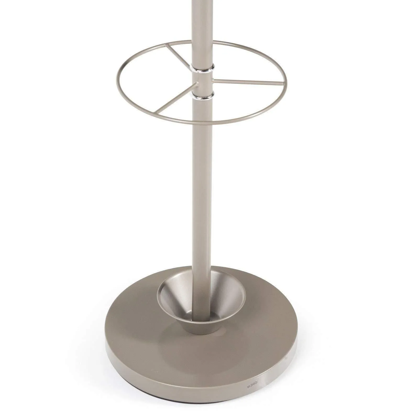 Adesso WK2048-22 Quatro Umbrella Stand/Coat Rack, Champagne Steel