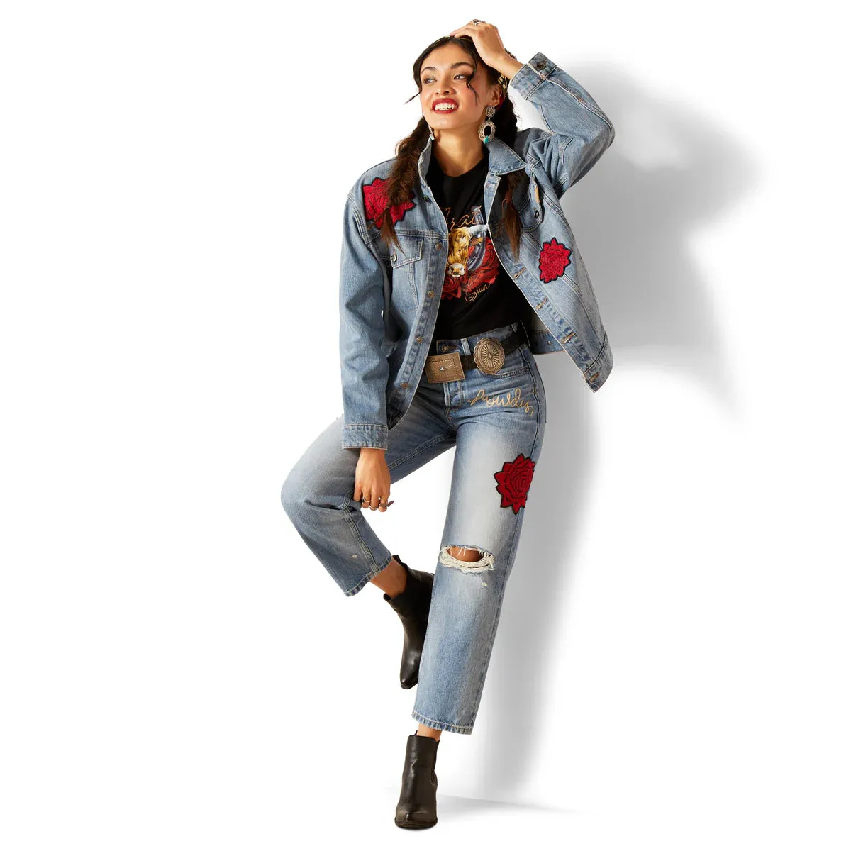 Ariat Ladies Rodeo Quincy Trucker Jacket Anaheim