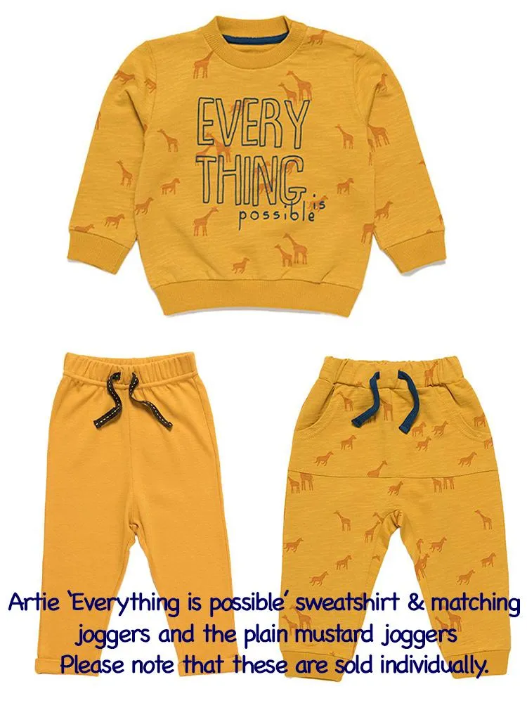 Artie - Mustard Yellow Trousers/Joggers