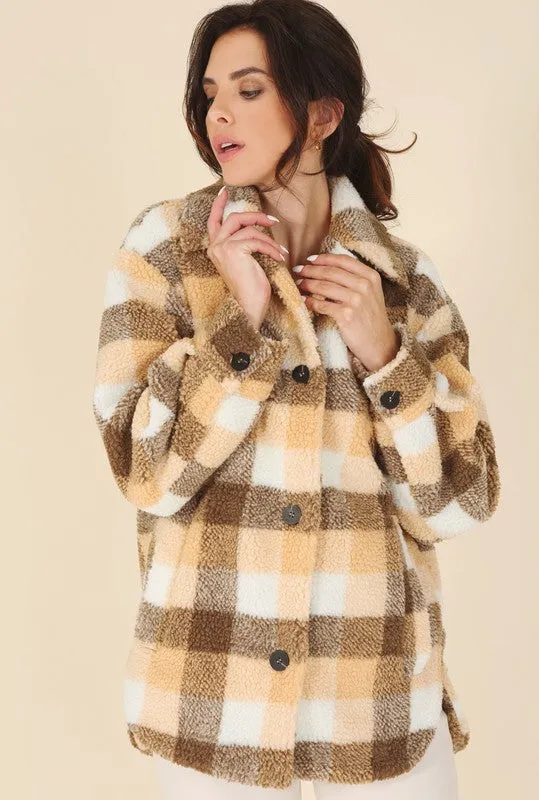 Baby it’s Cold Outside Sherpa Shacket