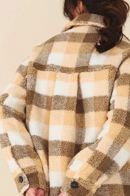 Baby it’s Cold Outside Sherpa Shacket