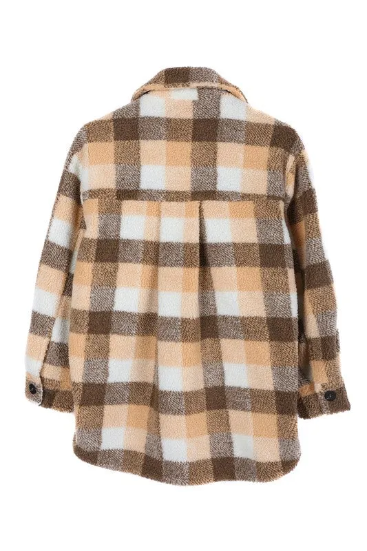 Baby it’s Cold Outside Sherpa Shacket