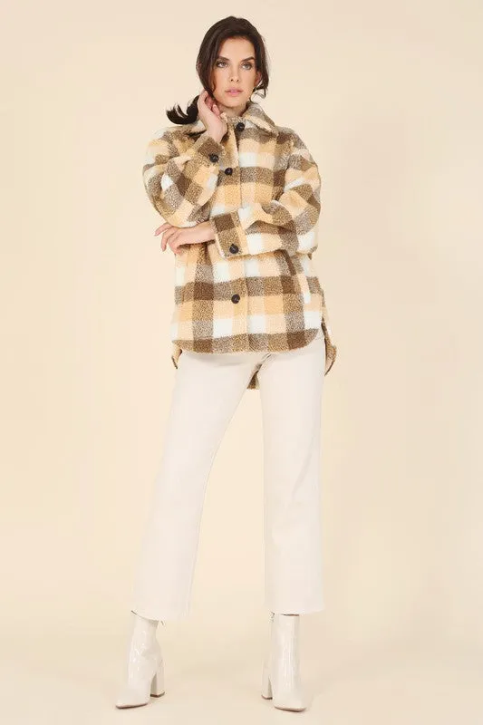 Baby it’s Cold Outside Sherpa Shacket