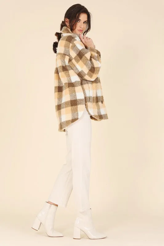 Baby it’s Cold Outside Sherpa Shacket