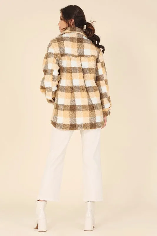Baby it’s Cold Outside Sherpa Shacket