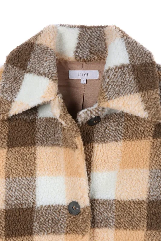 Baby it’s Cold Outside Sherpa Shacket