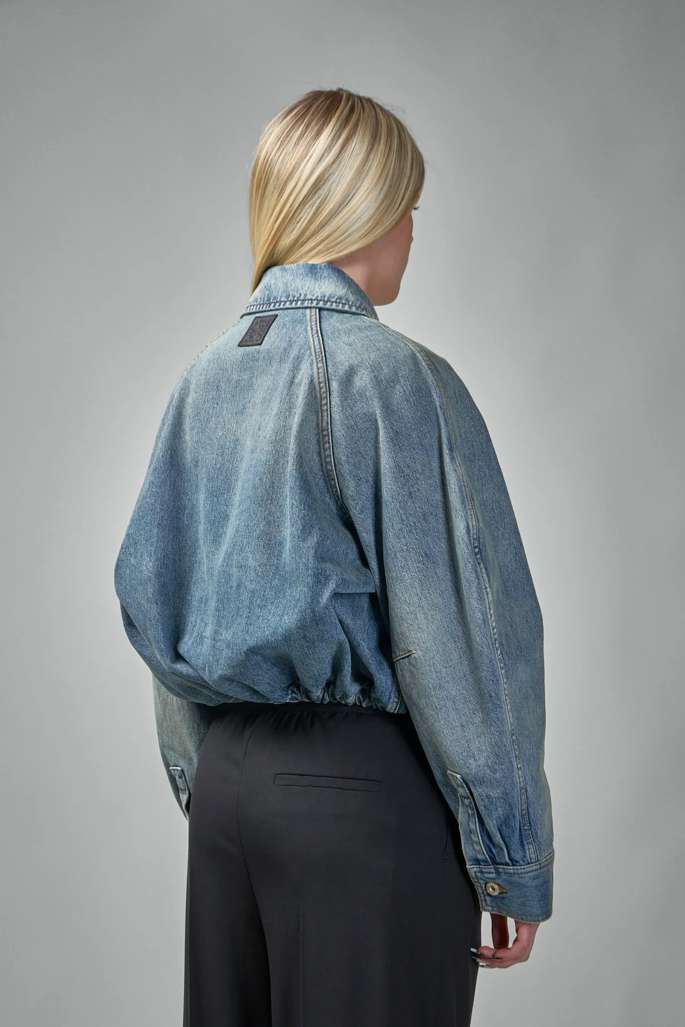 Balloon Jacket in Denim