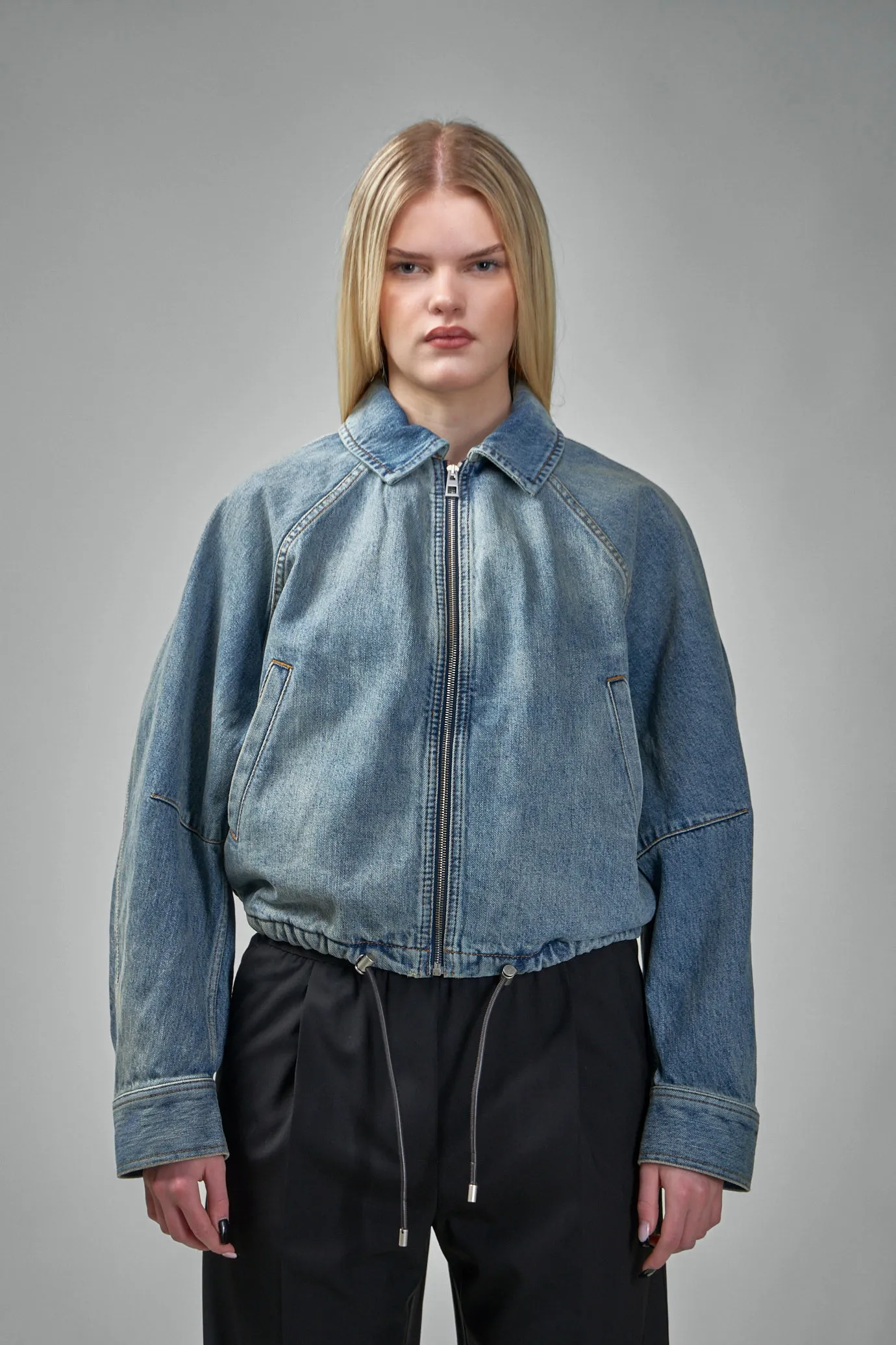 Balloon Jacket in Denim