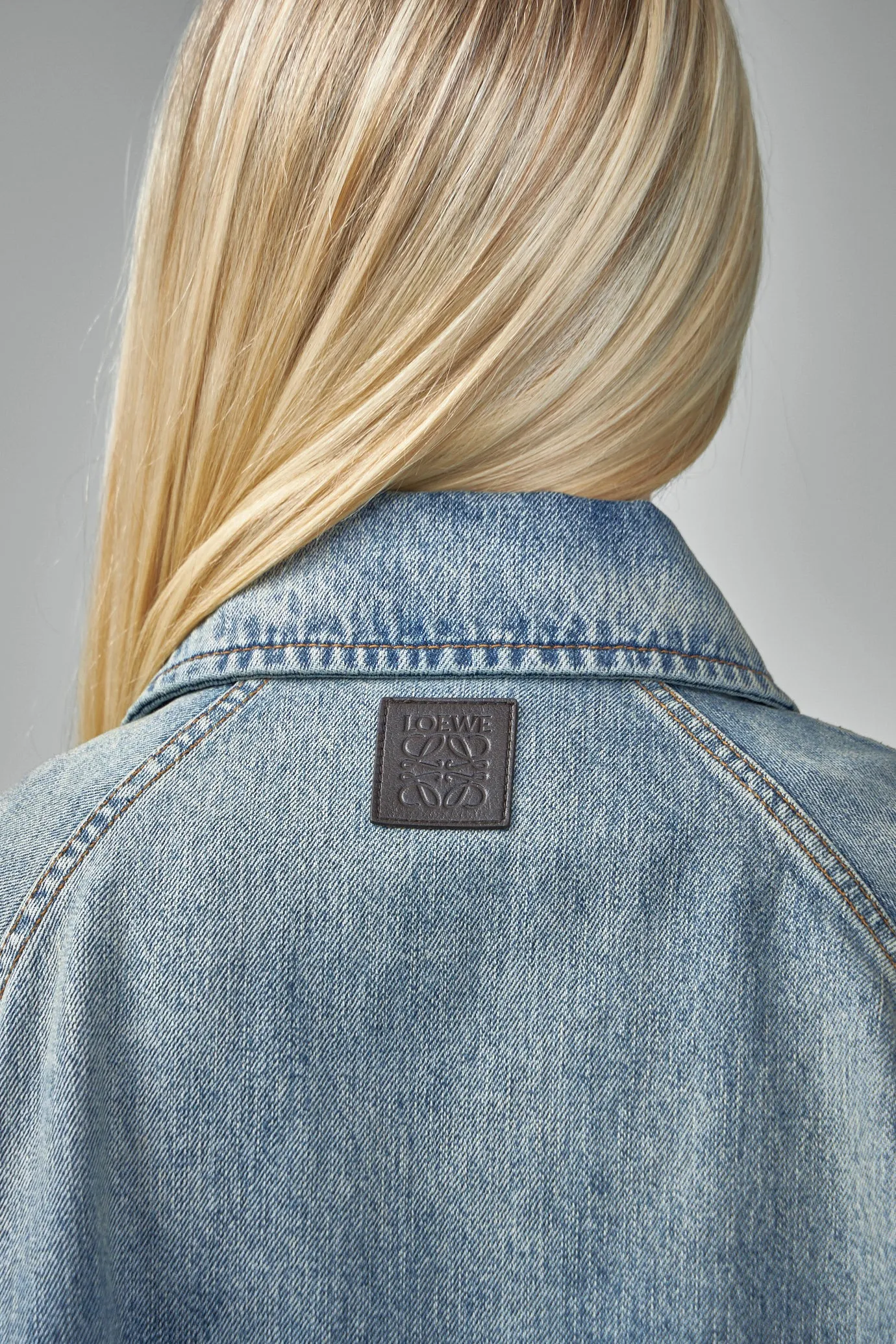 Balloon Jacket in Denim