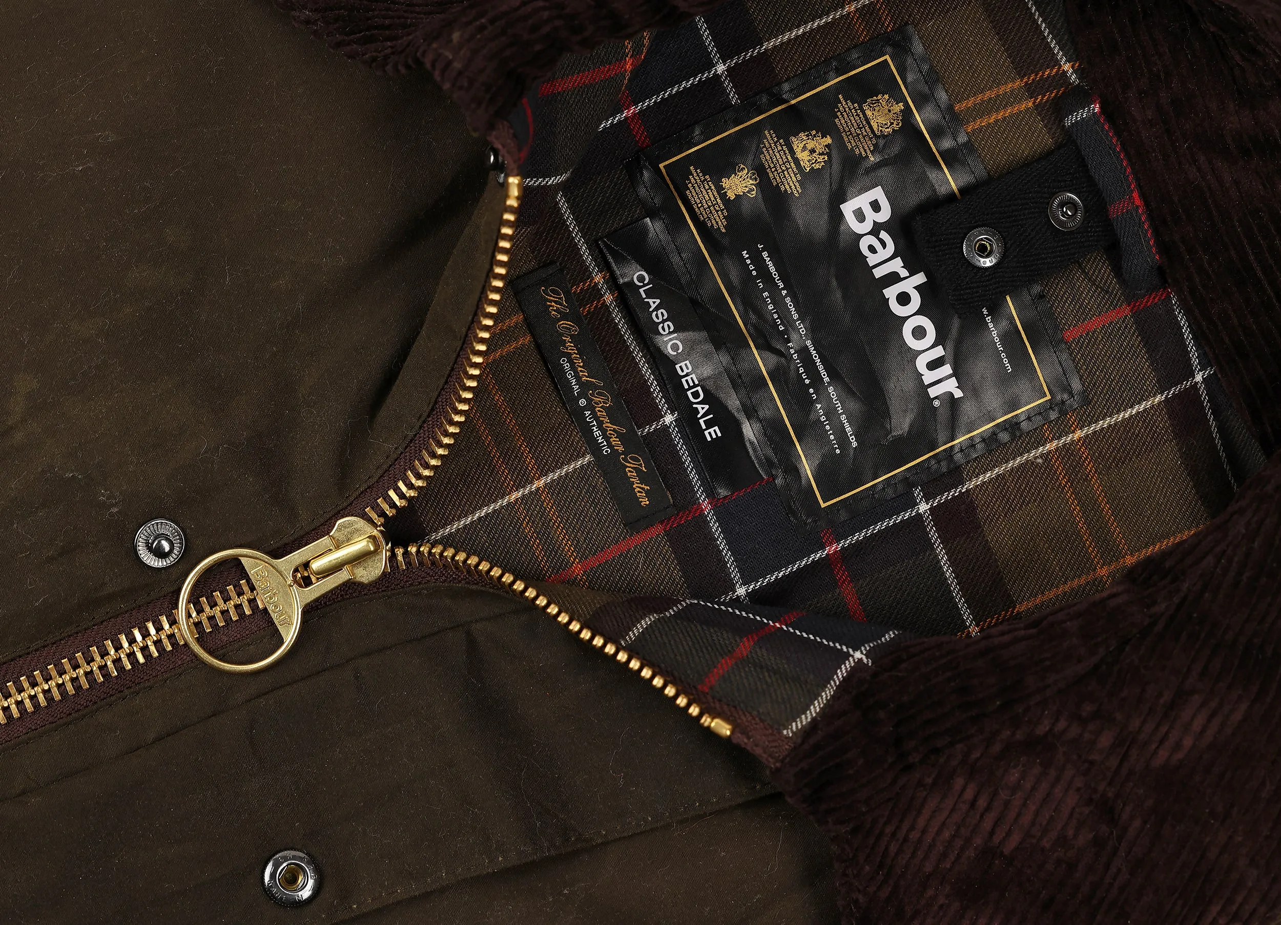 Barbour Classic Bedale Wax Jacket - Green - XL
