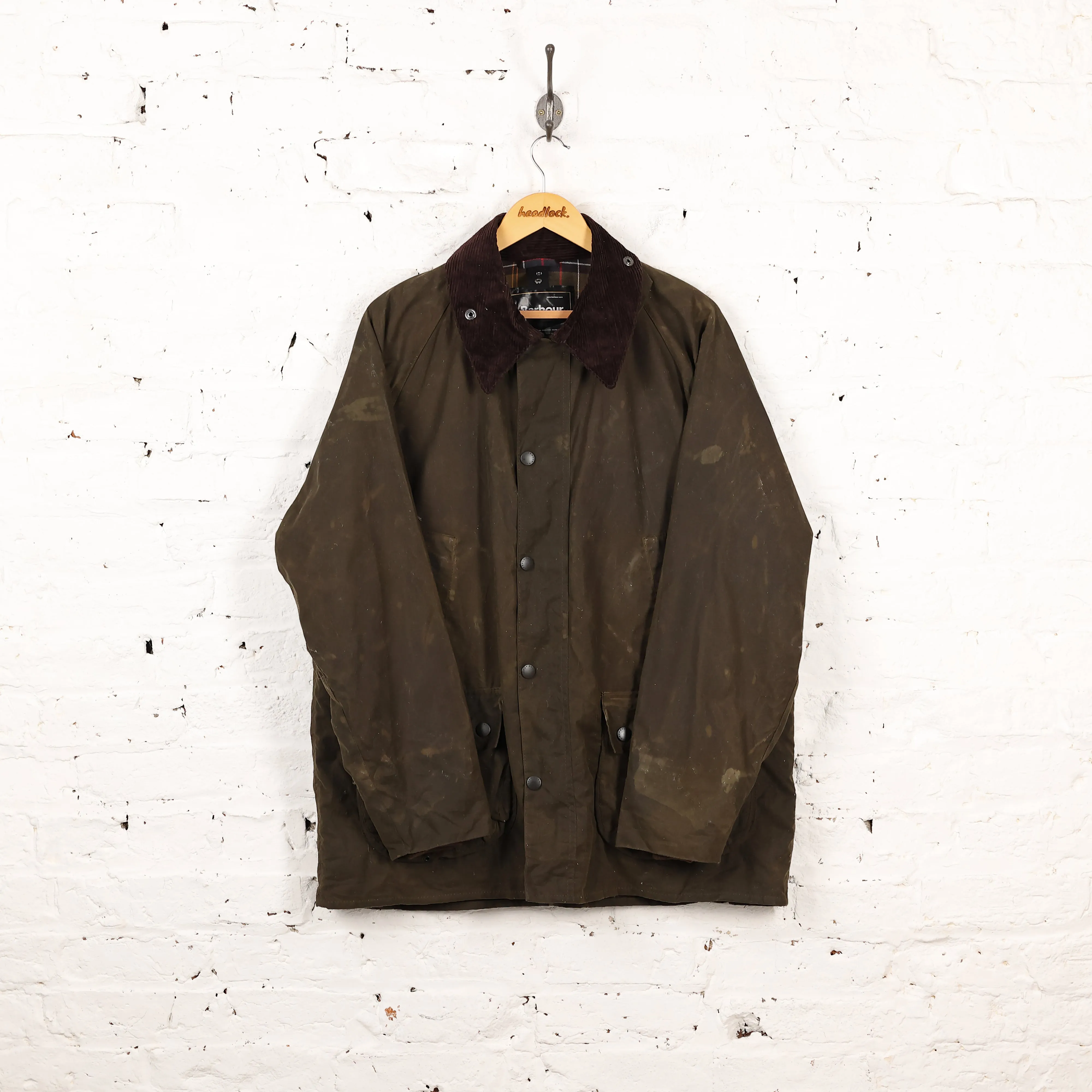 Barbour Classic Bedale Wax Jacket - Green - XL
