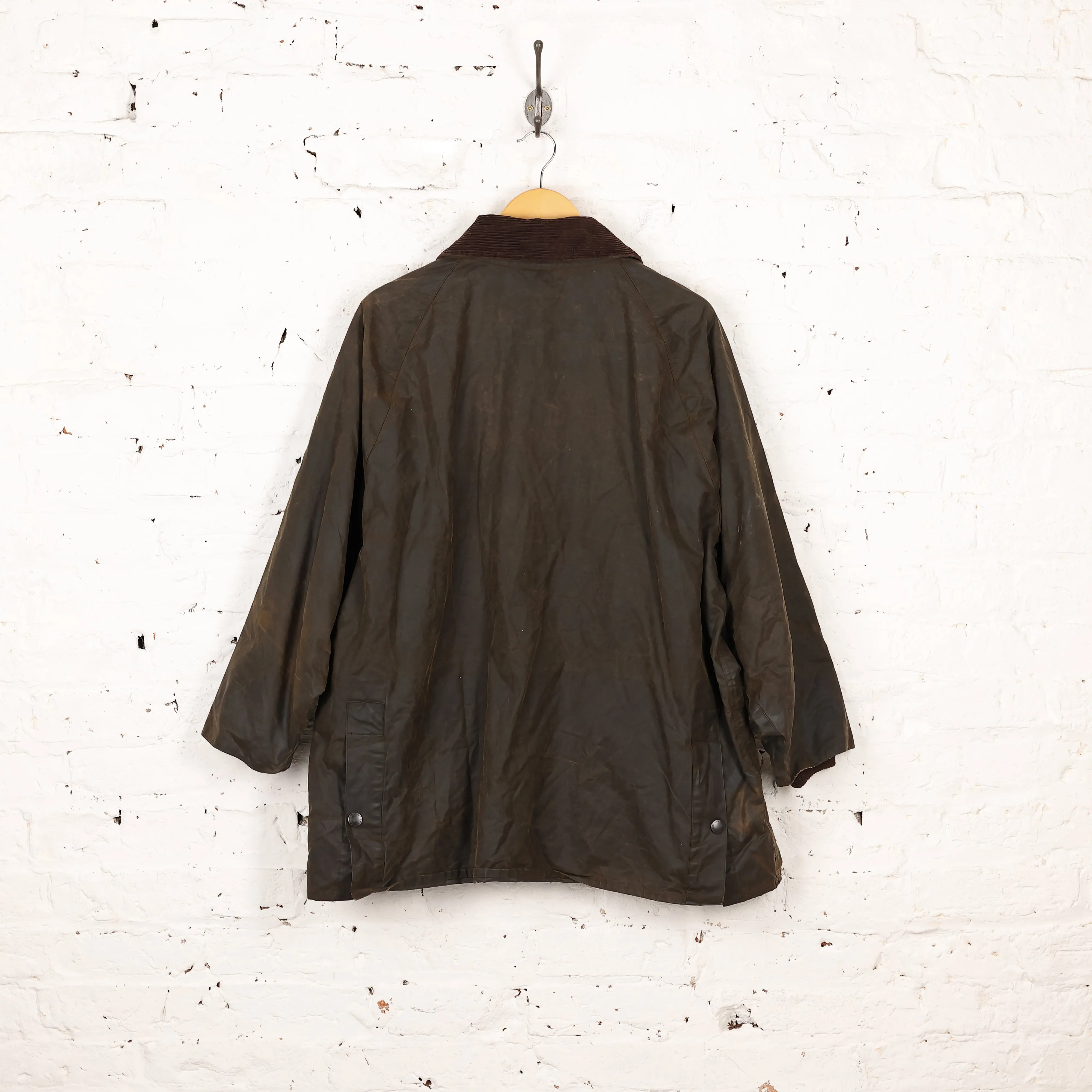 Barbour Classic Border Wax Jacket - Green - XL