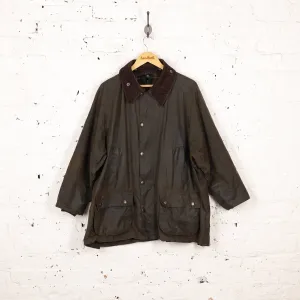 Barbour Classic Border Wax Jacket - Green - XL