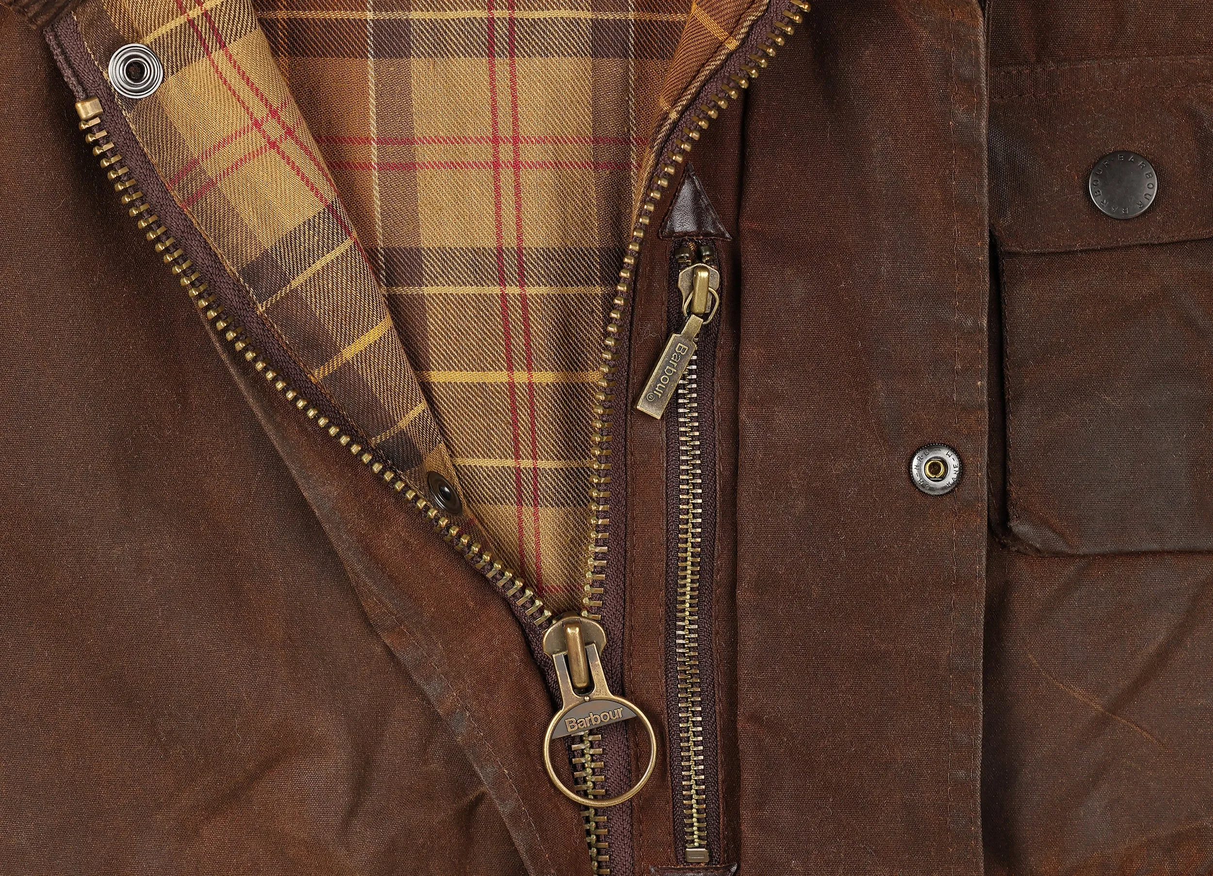 Barbour Classic Moorland Wax Jacket - Brown - L