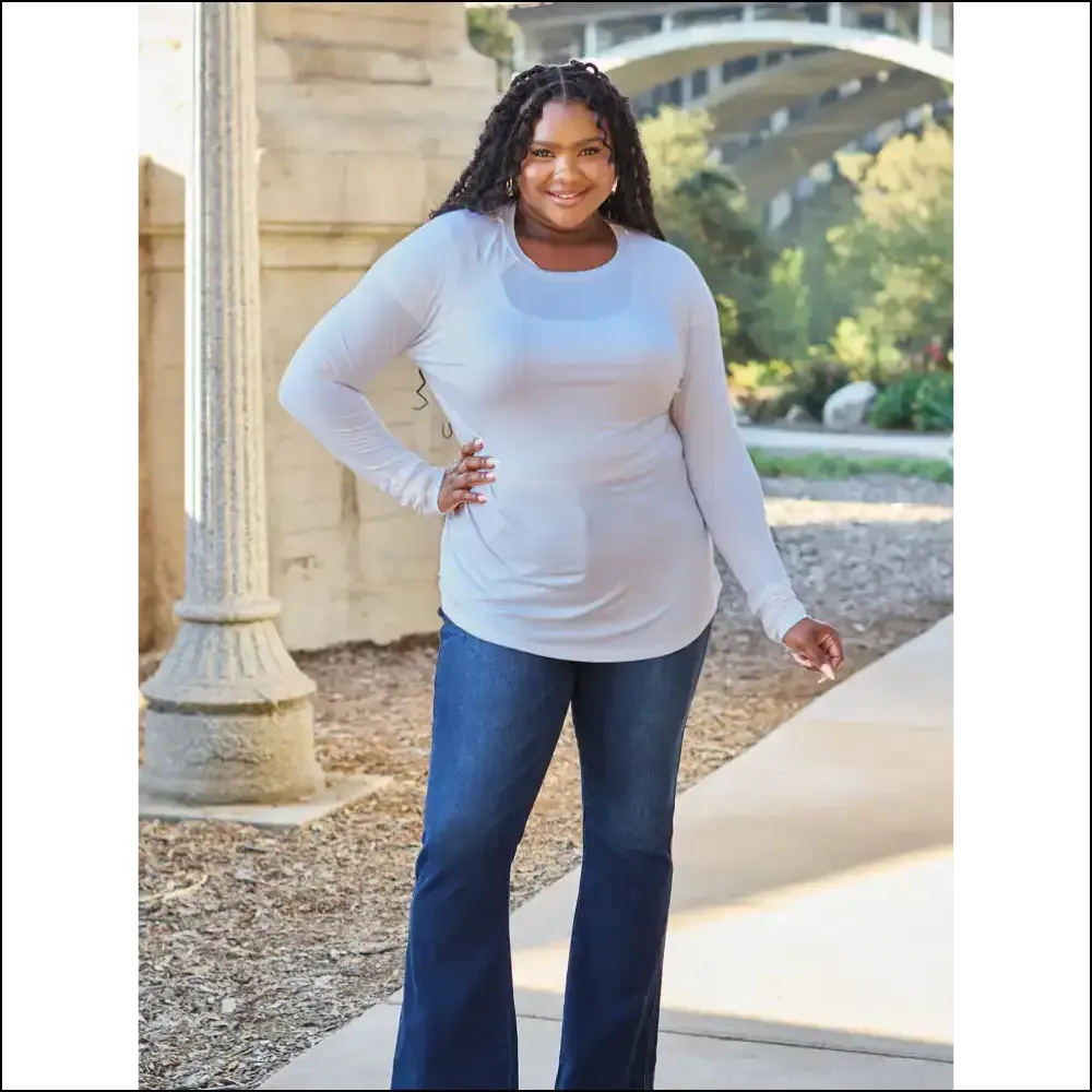 Basic Bae Full Size Round Neck Long Sleeve T-Shirt