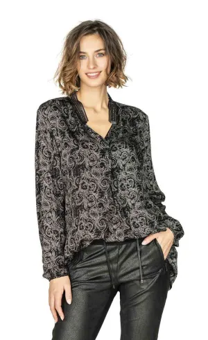 Beate Heymann Strass Blouse