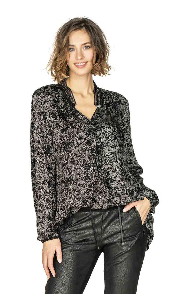 Beate Heymann Strass Blouse