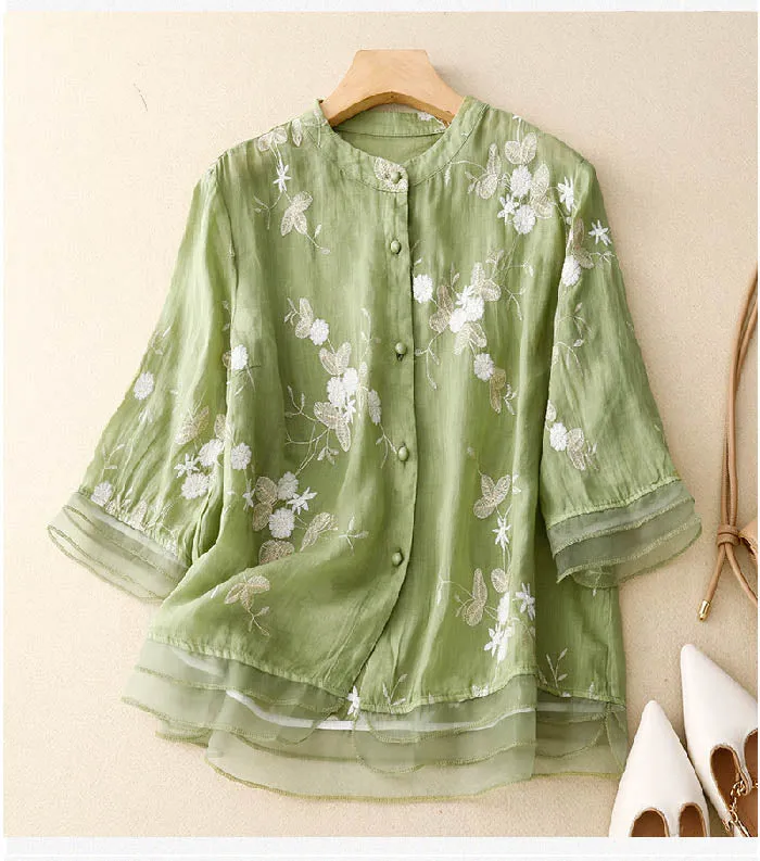 BECCA™ | ELEGANT EMBROIDERED BLOUSE