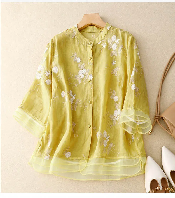 BECCA™ | ELEGANT EMBROIDERED BLOUSE
