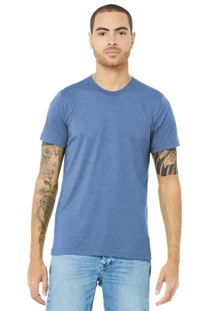 BELLA CANVAS  Unisex Triblend Short Sleeve Tee. BC3413 Blue Triblend