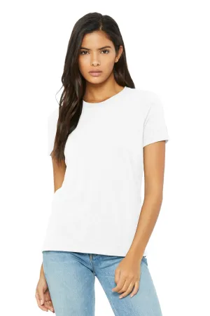 BELLA CANVAS Women's Relaxed Triblend Tee BC6413 Solid White Triblend
