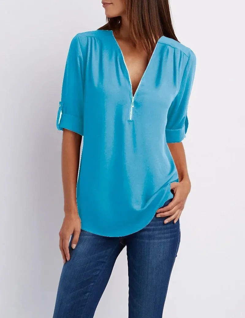Beverley | Plus Size Blouse (Buy 2 Get 1 FREE)