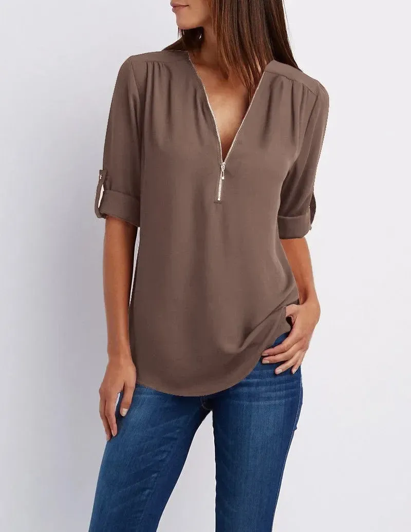Beverley | Plus Size Blouse (Buy 2 Get 1 FREE)