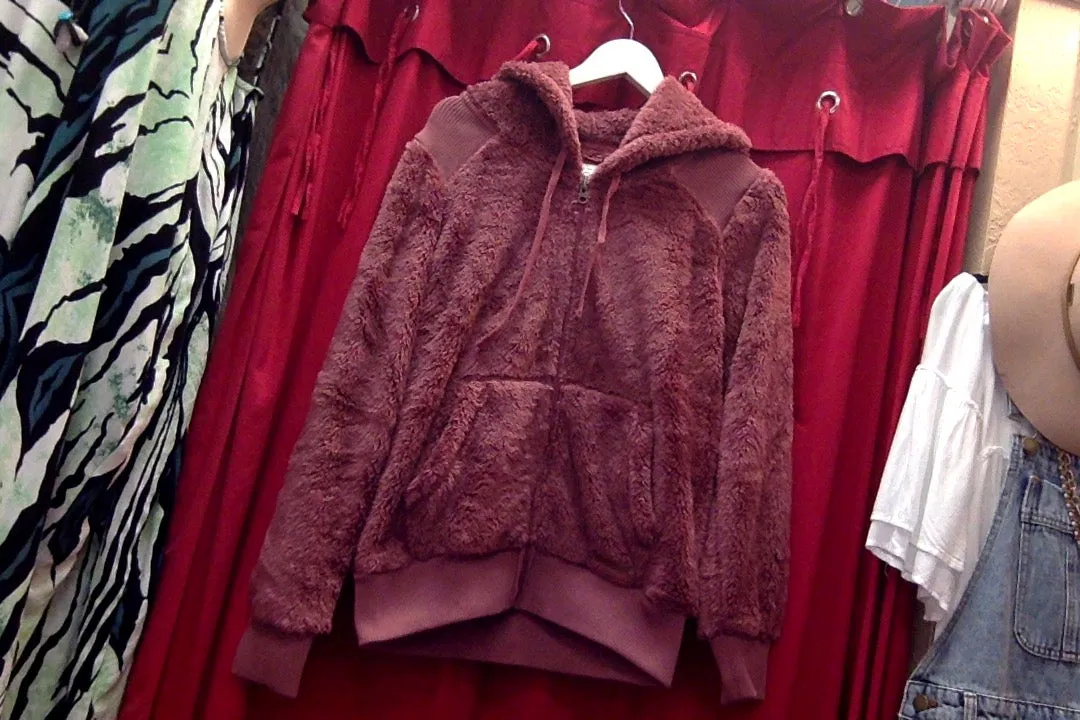 Billabong Women's Cozy Down Polar Fleece Jacket