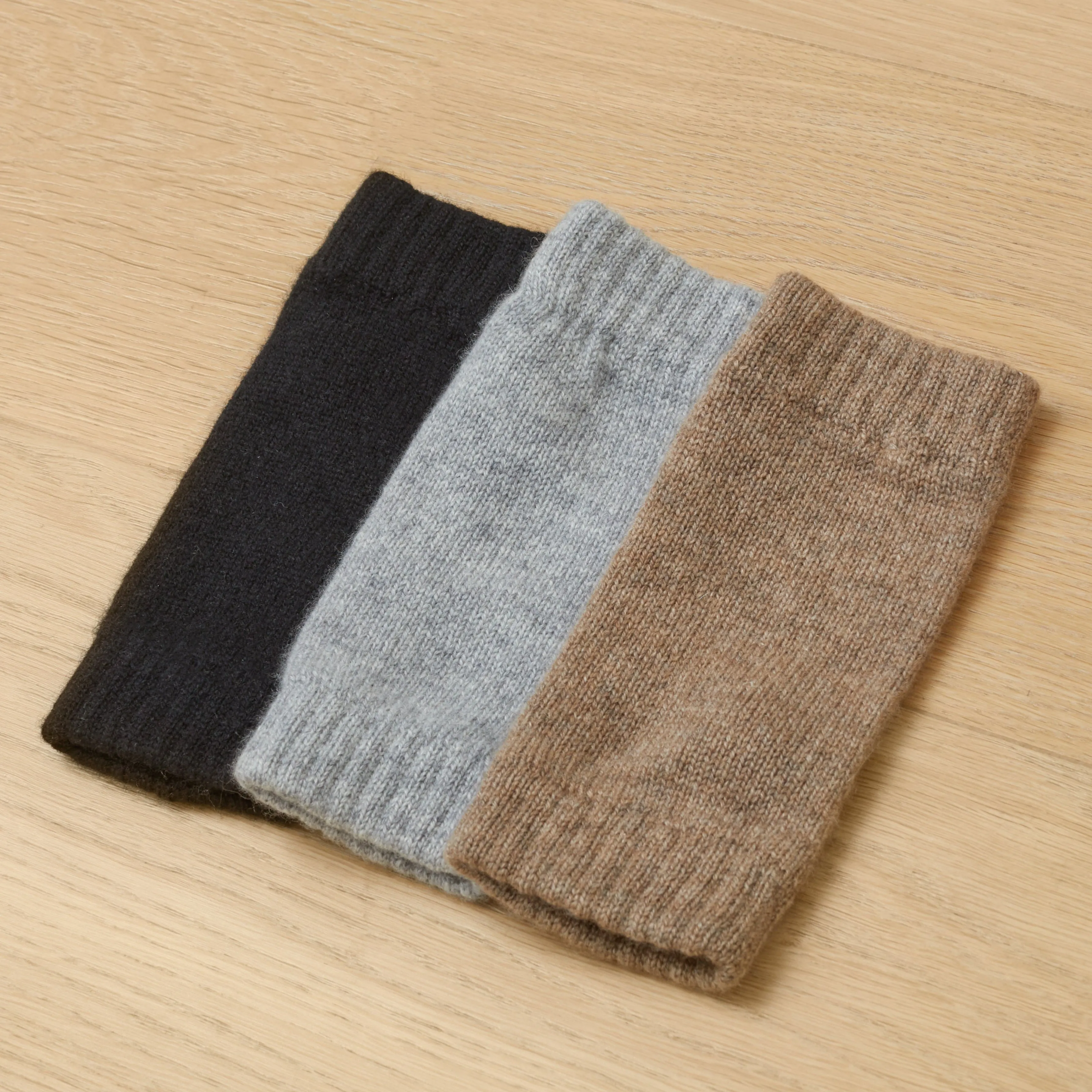 Black Cashmere Wrist Warmer