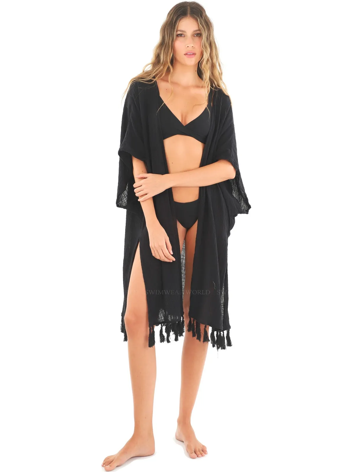 Black Lazare Kimono