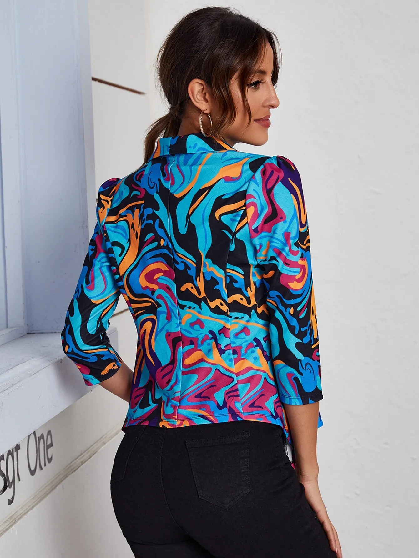 Blazer Clásico de Cuello Esmoquin - Cherry Vibes