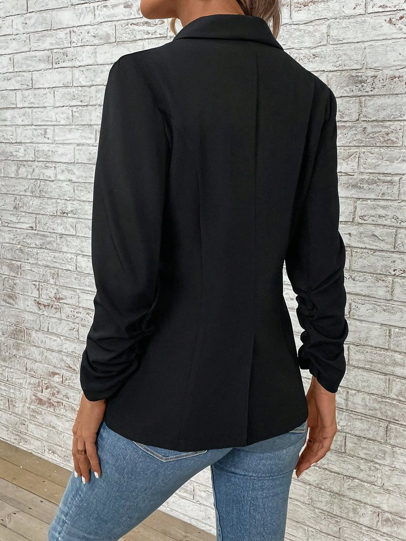 Blazer de Cuello Esmoquin de Cherry Vibes en