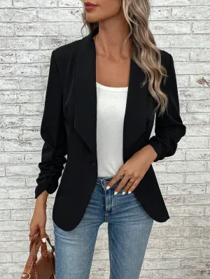 Blazer de Cuello Esmoquin de Cherry Vibes en