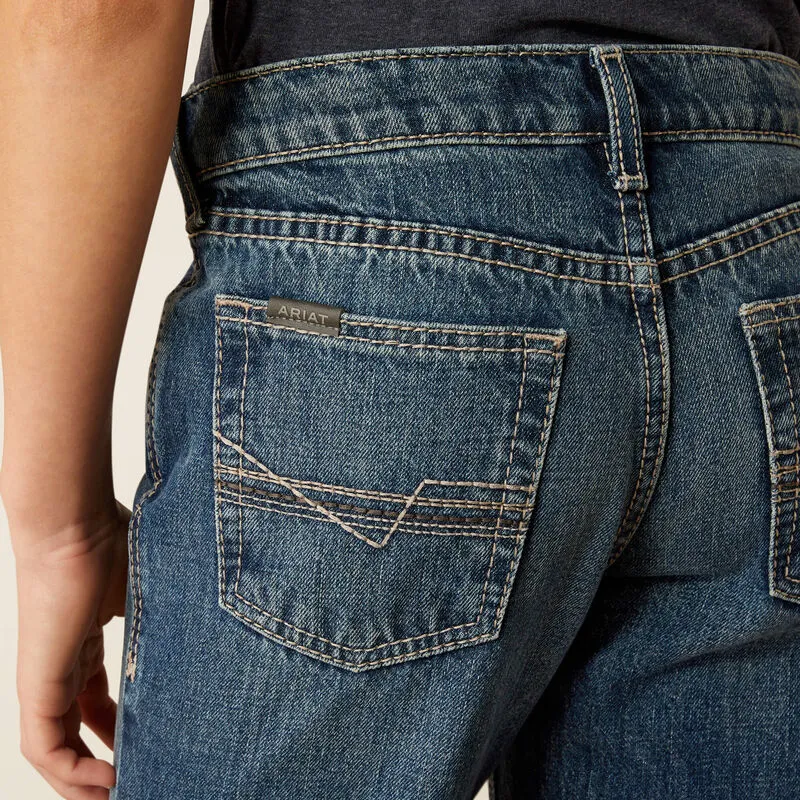 Boy's Ariat B4 Relaxed Kelvin Boot Cut Jeans