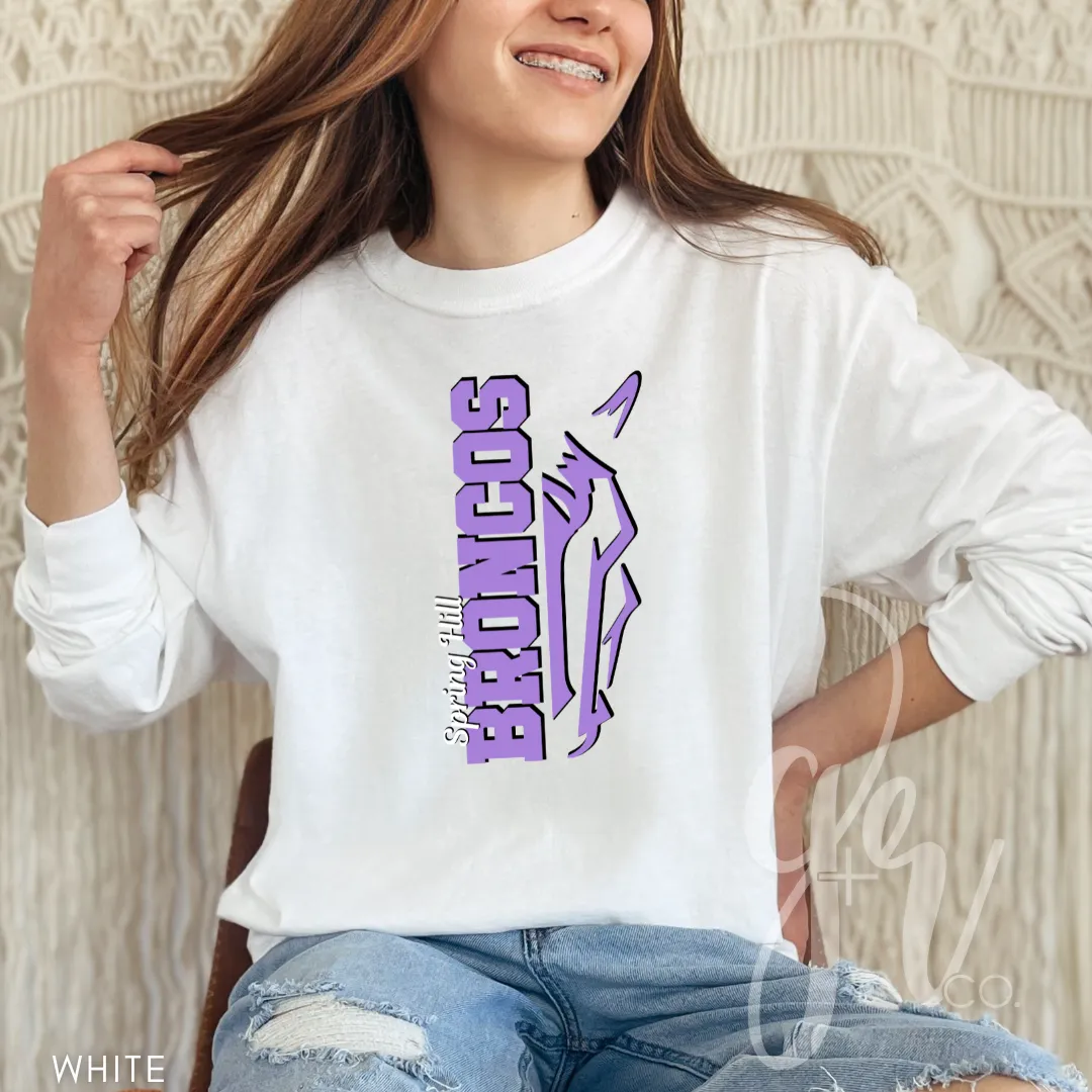 Broncos Mascot (Tees Sweatshirts)