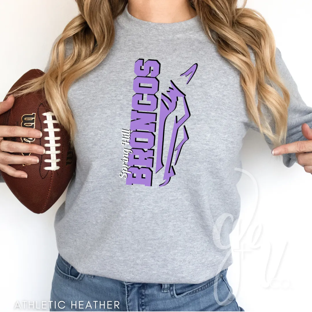 Broncos Mascot (Tees Sweatshirts)