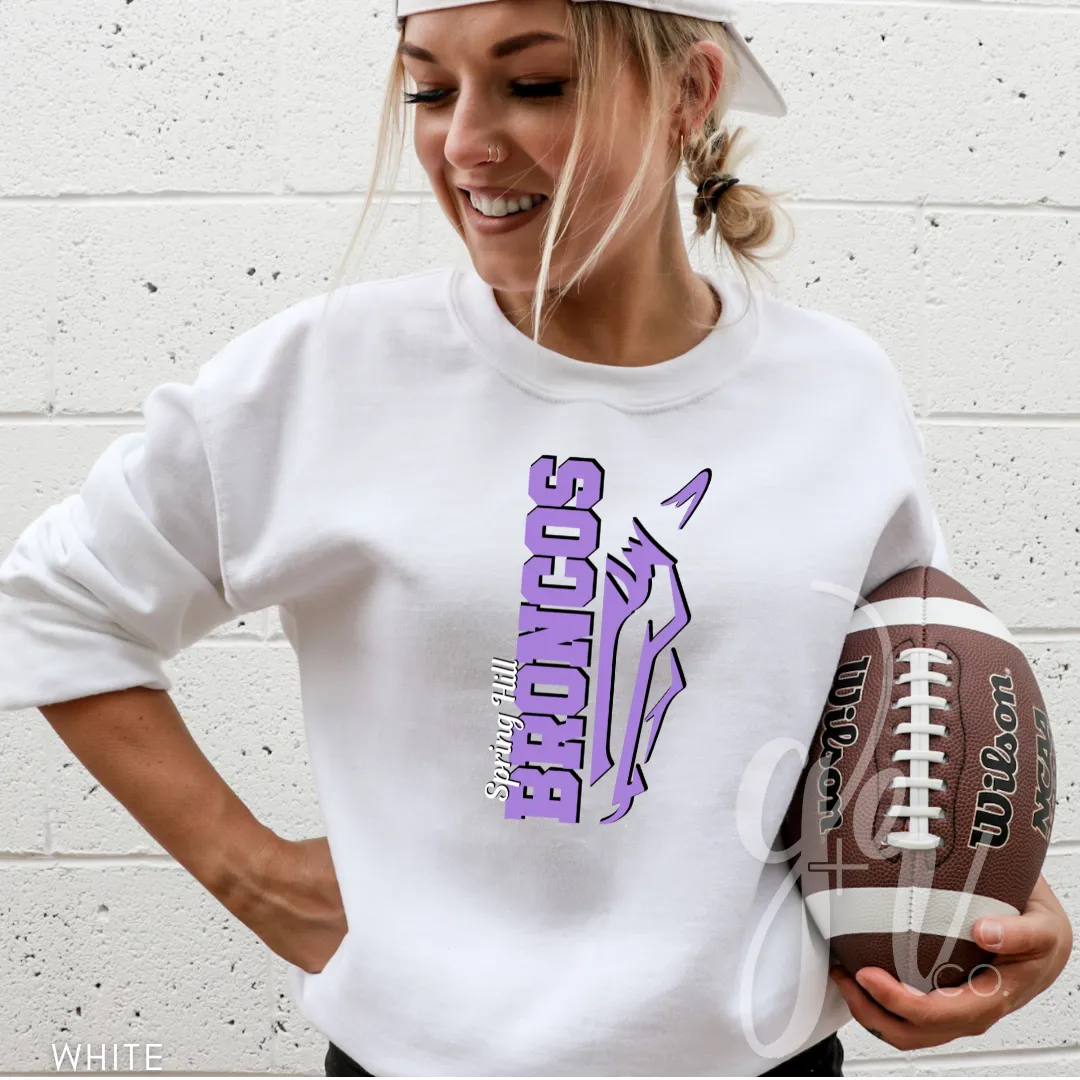 Broncos Mascot (Tees Sweatshirts)