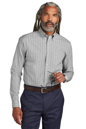 Brooks Brothers Wrinkle-Free Stretch Patterned Shirt BB18008 Shadow Grey