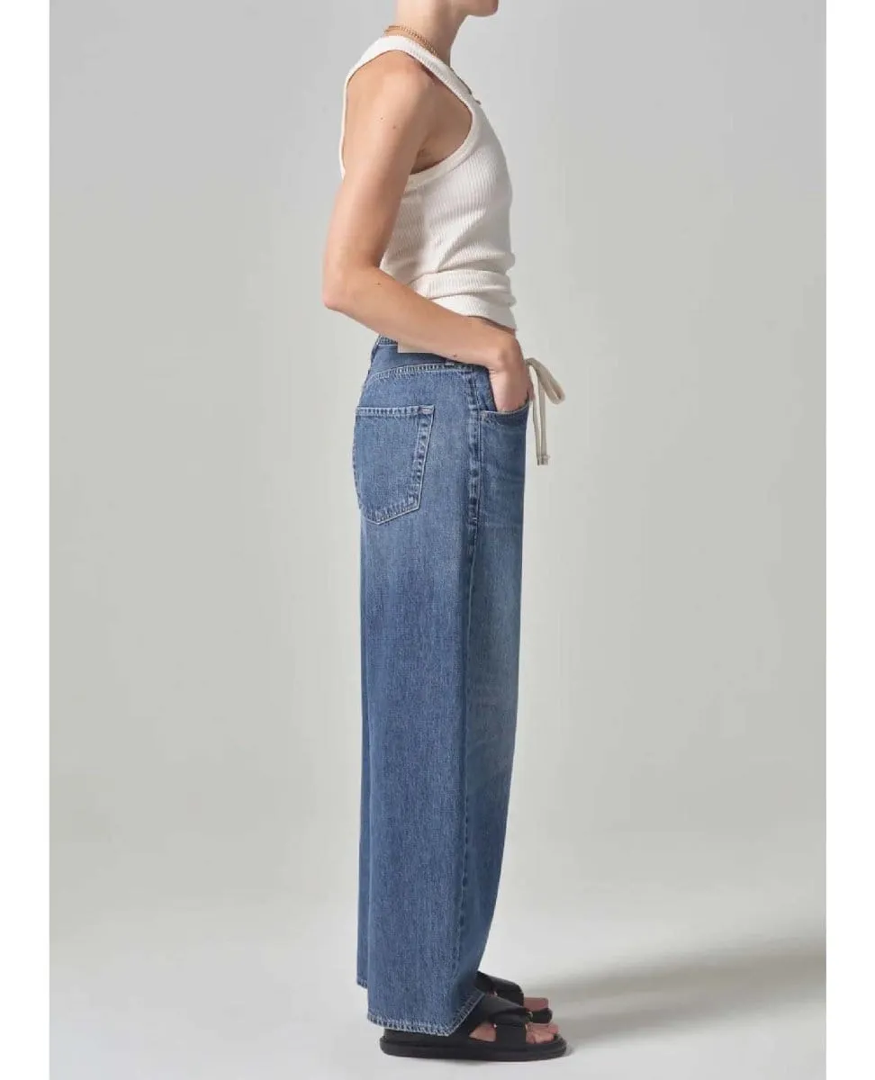 Brynn Drawstring Trouser in Atlantis