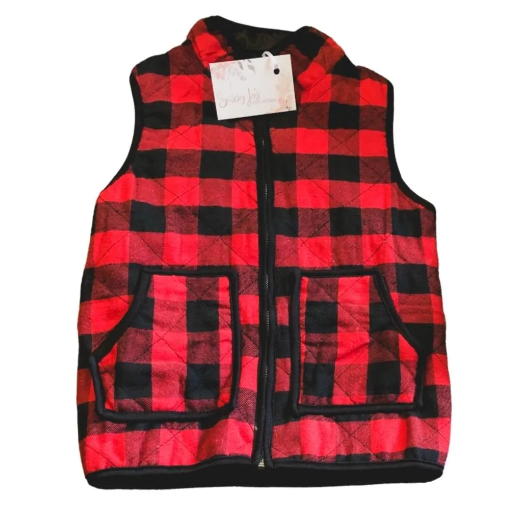 Buffalo Plaid Vest