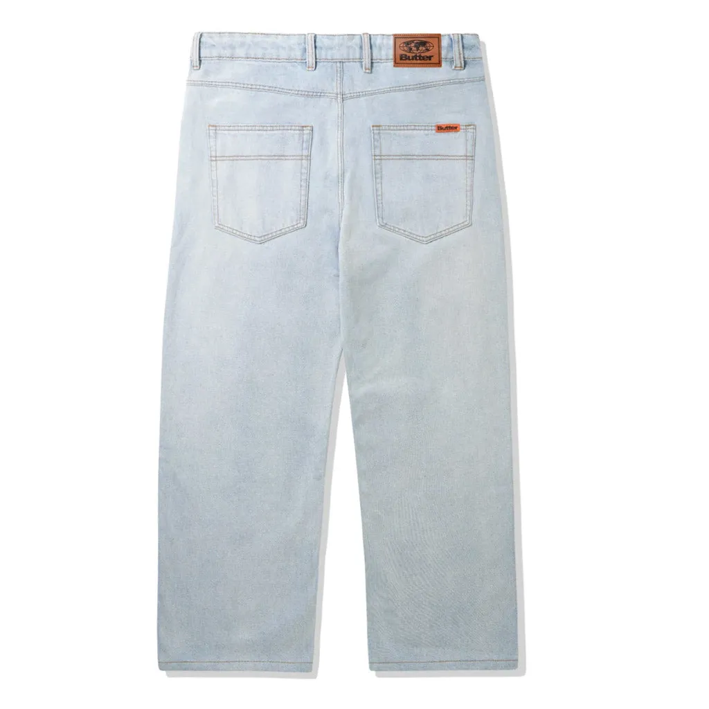 BUTTER GOODS RELAXED DENIM JEANS - LIGHT BLUE