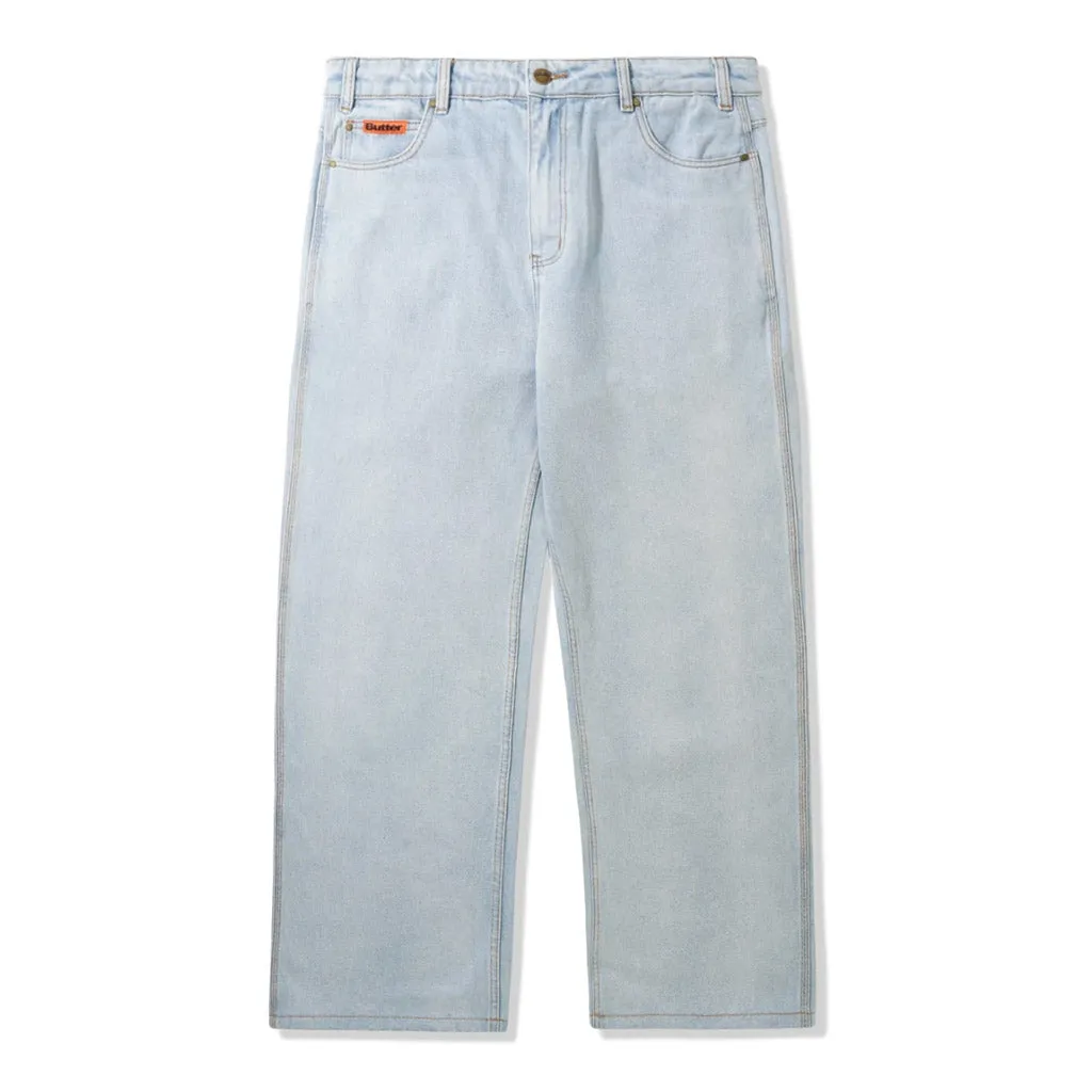 BUTTER GOODS RELAXED DENIM JEANS - LIGHT BLUE