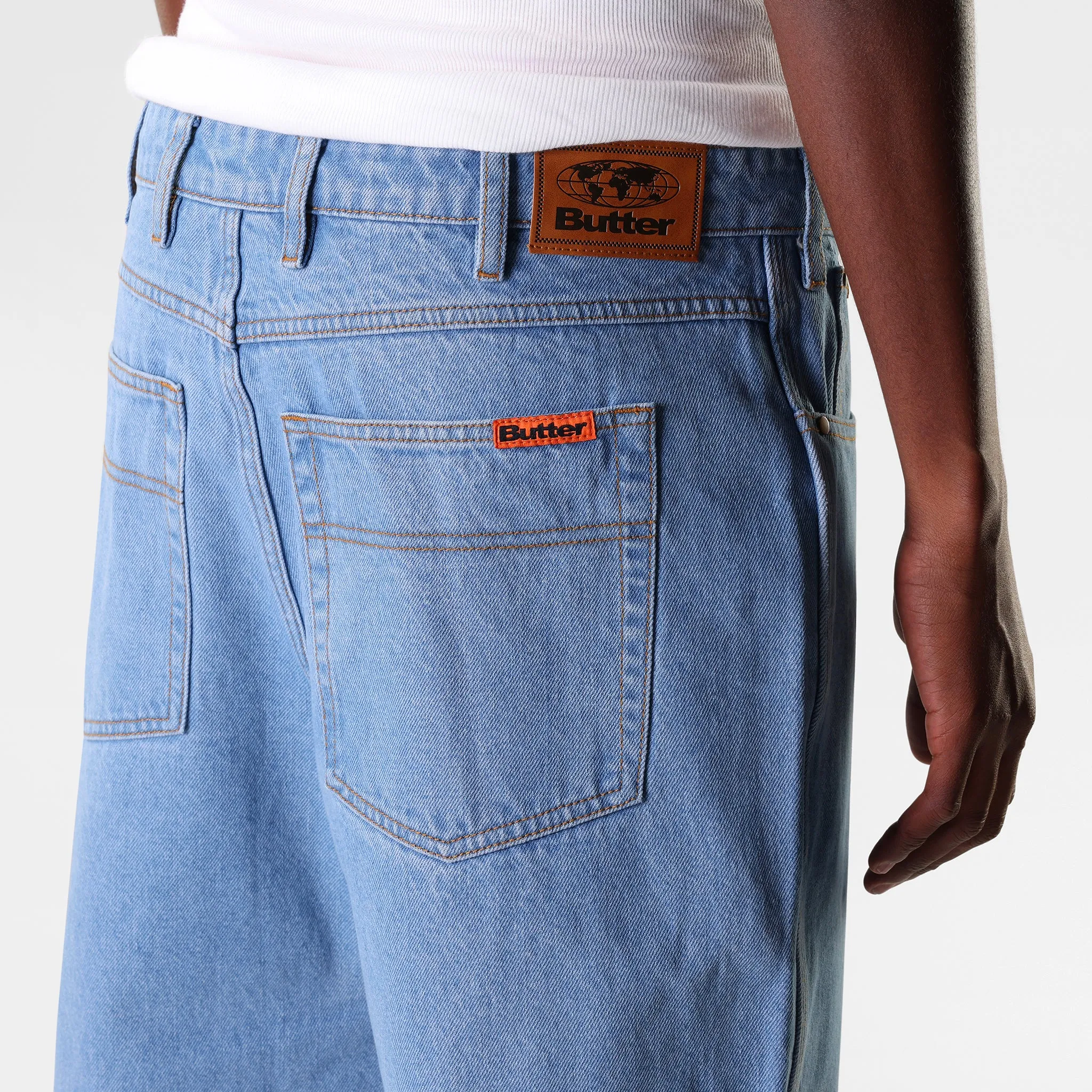 Butter Goods Relaxed Denim Jeans Washed Indigo