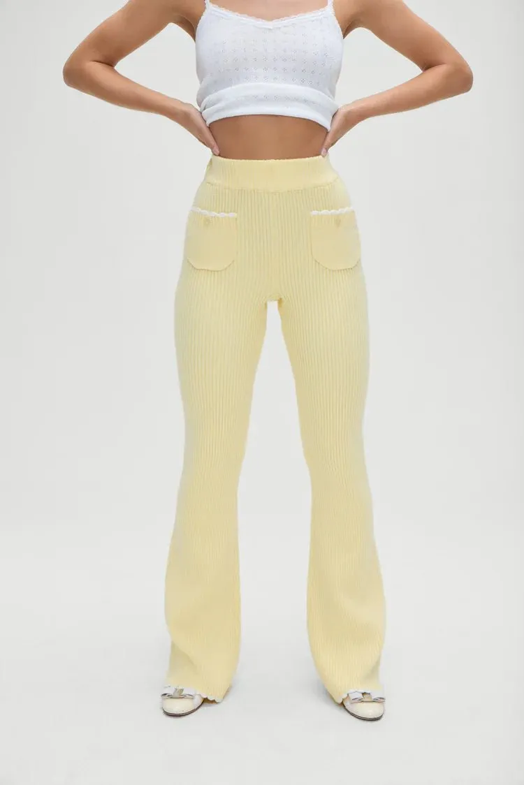 Camden Ribbed Knit Pant
