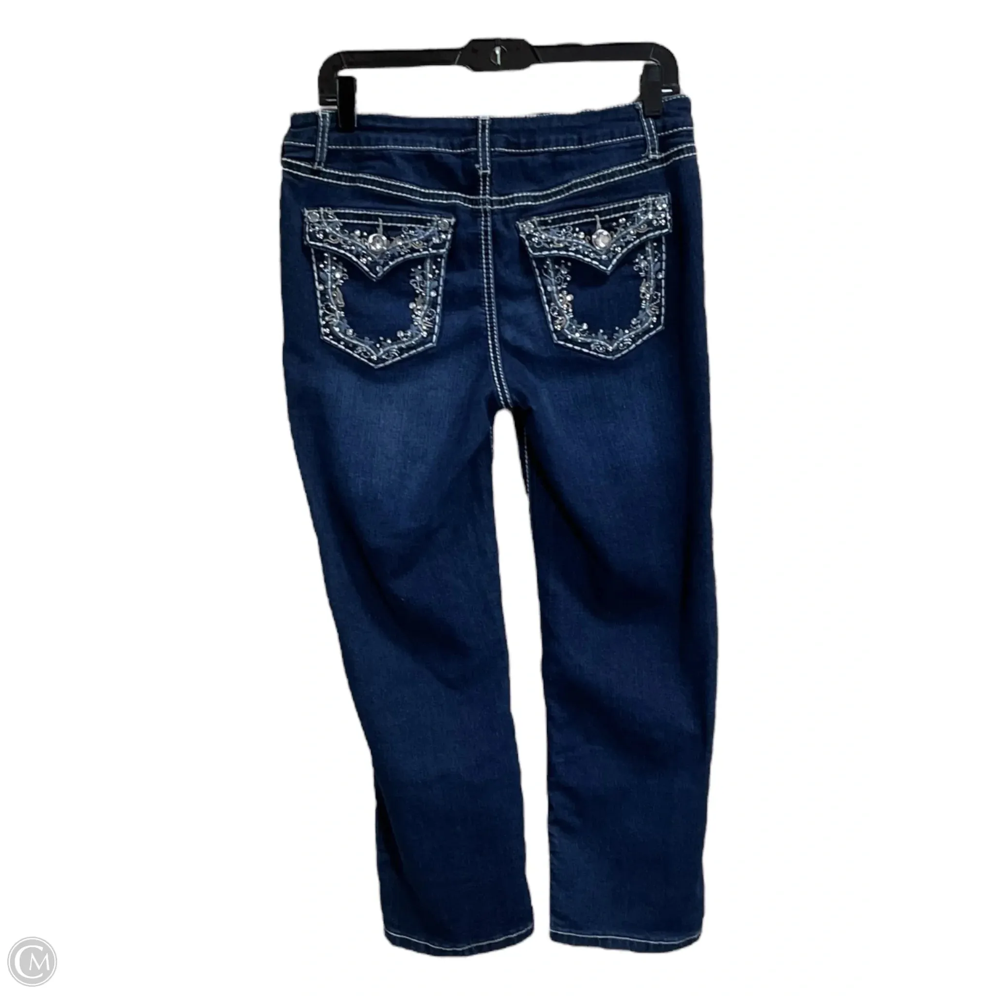 Capris By Apt 9 In Blue Denim, Size: 8